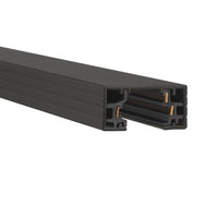 H Track 8FT Single Circuit 120V with 2 Endcaps in Black