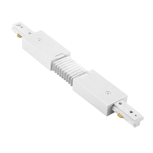 J Track Flexible Track Connector in White