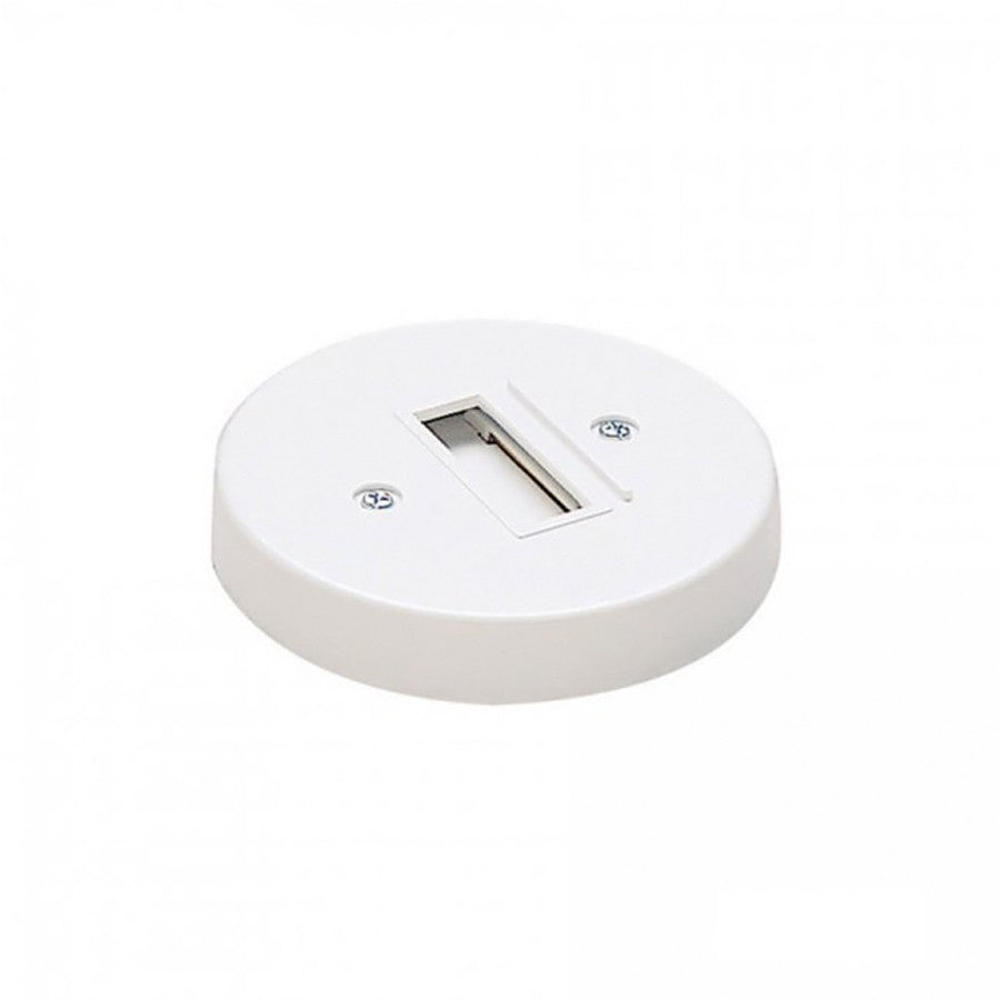 J Track Round Monopoint Canopy in White