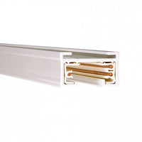 J Track 4FT 2-Circuit 120V with 2 End Caps in White