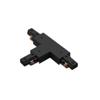 J Track 2-Circuit T Connector in Black