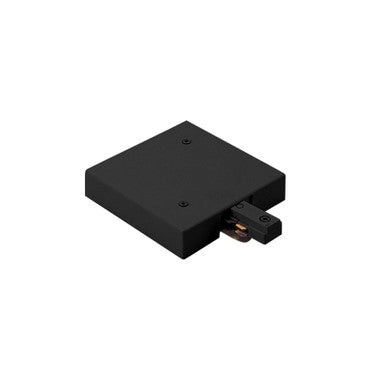 J Track 2-Circuit Drop Ceiling Live End Feed in Black