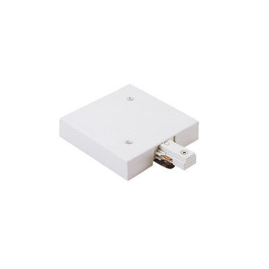 J Track 2-Circuit Drop Ceiling Live End Feed in White