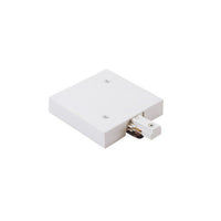 J Track 2-Circuit Drop Ceiling Live End Feed in White