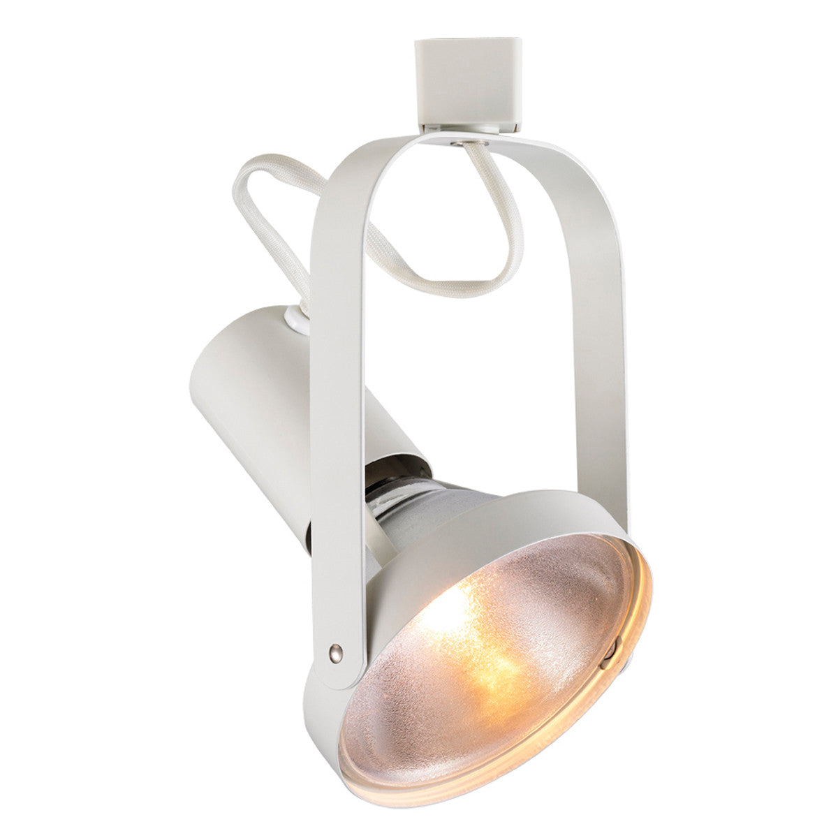 TK-765 Line Voltage Track Head in White for J Track