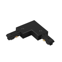 H Track Right L Connector in Black