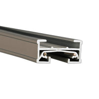 J Track 2FT Single Circuit 120V with 2 Endcaps in Brushed Nickel