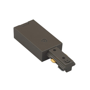 H Track Live End Connector in Dark Bronze