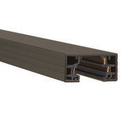 H Track 6FT Single Circuit 120V with 2 Endcaps in Dark Bronze