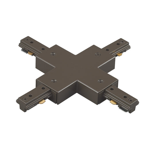 H Track X Connector in Dark Bronze