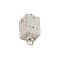 H Track Suspension Loop For Hanging Head in Brushed Nickel
