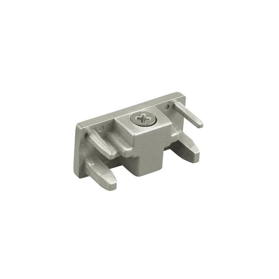 J Track End Cap in Brushed Nickel