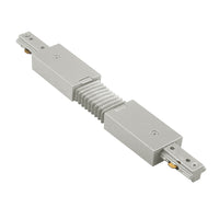 J Track Flexible Track Connector in Brushed Nickel