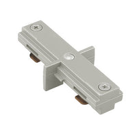 J Track Dead End I Connector in Brushed Nickel