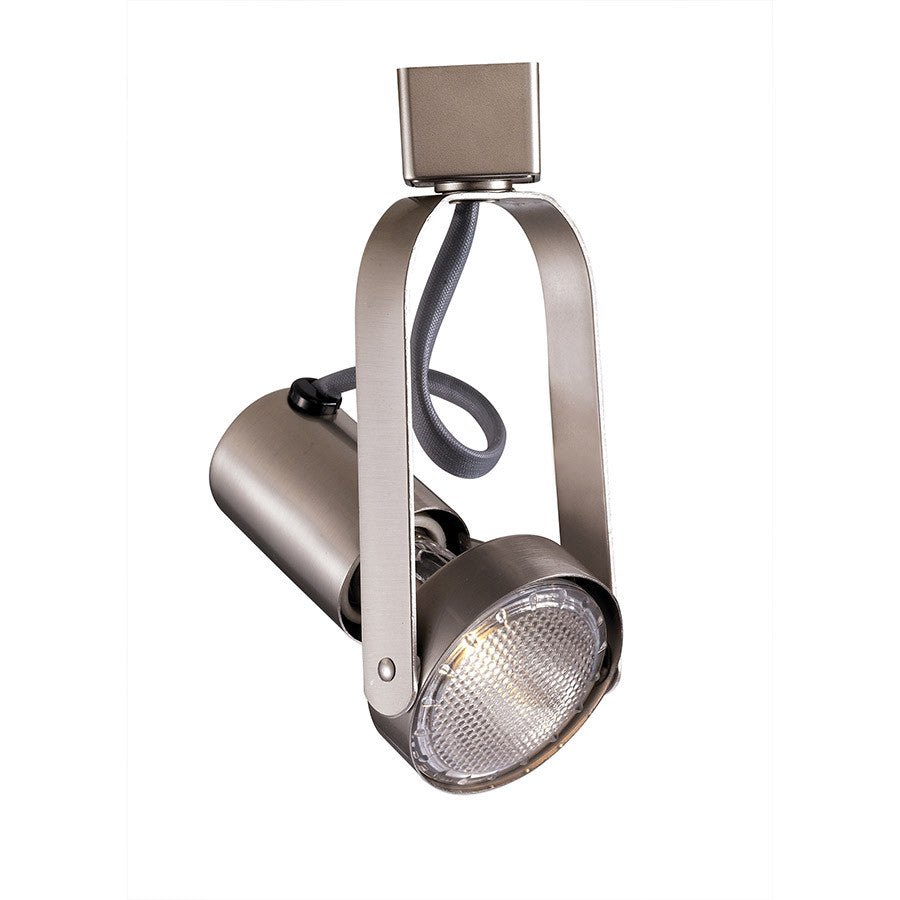 TK-763 Line Voltage Track Head in Brushed Nickel for L Track