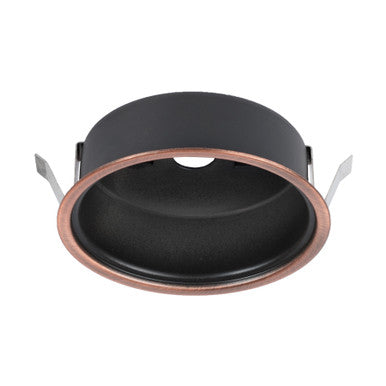 LED Button Light Retrofit Housing in Copper Bronze