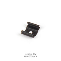 Invisible spring clip secures beneath tape (10 qty)