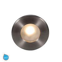 LEDme Full Round Step and Wall Light in Brushed Nickel