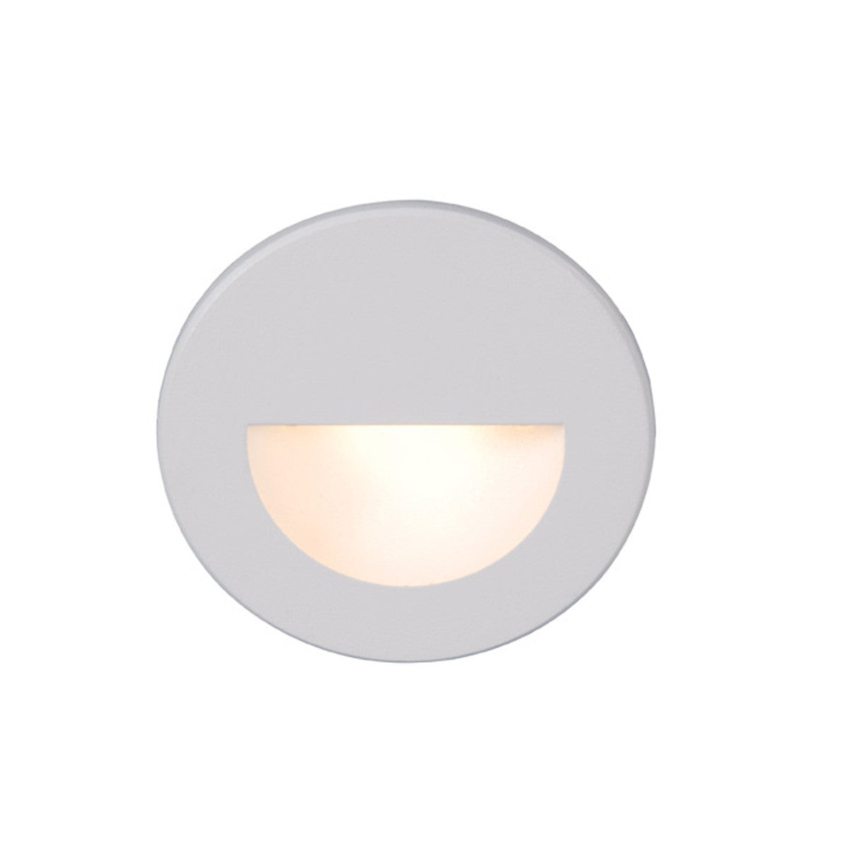 LEDme Round Step and Wall Light in White