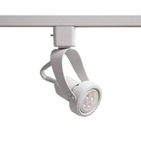 TK-104 LED Line Voltage Track Head 8 in White for J