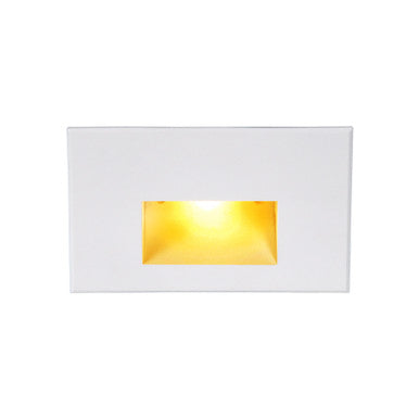 LEDme Horizontal Amber Step and Wall Light in White