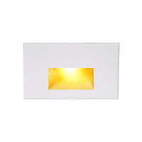 LEDme Horizontal Amber Step and Wall Light in White
