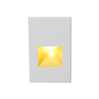 LEDme Vertical Amber Step and Wall Light in White