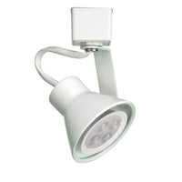 TK-103 LED Line Voltage Track Head in White for H Track