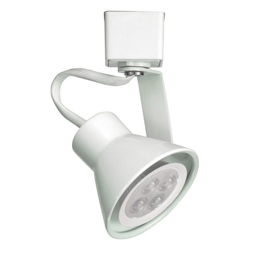 TK-103 LED Line Voltage Track Head in White for H Track