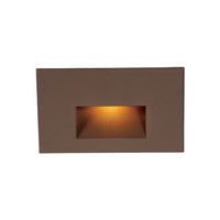 LEDme Horizontal Amber Step and Wall Light in Bronze