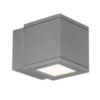 RUBIX Double LED Outdoor Wall Sconce Light 3000K in Graphite
