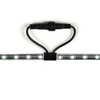 1ft LED 12V InvisiLED® Outdoor Tape Light 2700K Warm White in Black