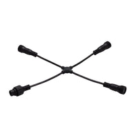 4-Way X Connector for Landscape Lighting Tape Light