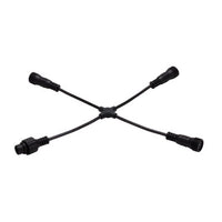4-Way X Connector for Landscape Lighting Tape Light