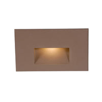 LEDme Horizontal Step and Wall Light 277V Blue in Bronze