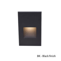 LEDme Vertical Step and Wall Light 277V Red in Black