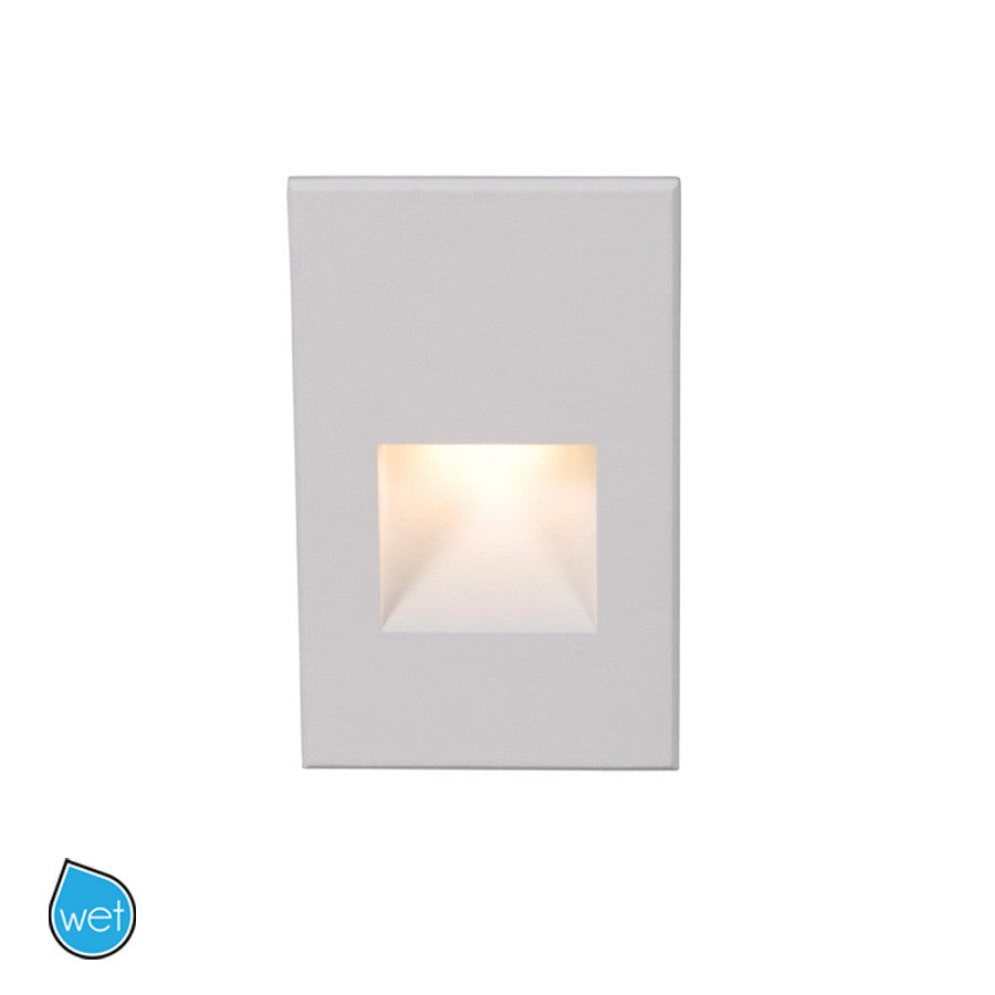 LEDme Vertical Step and Wall Light 277V Red in White