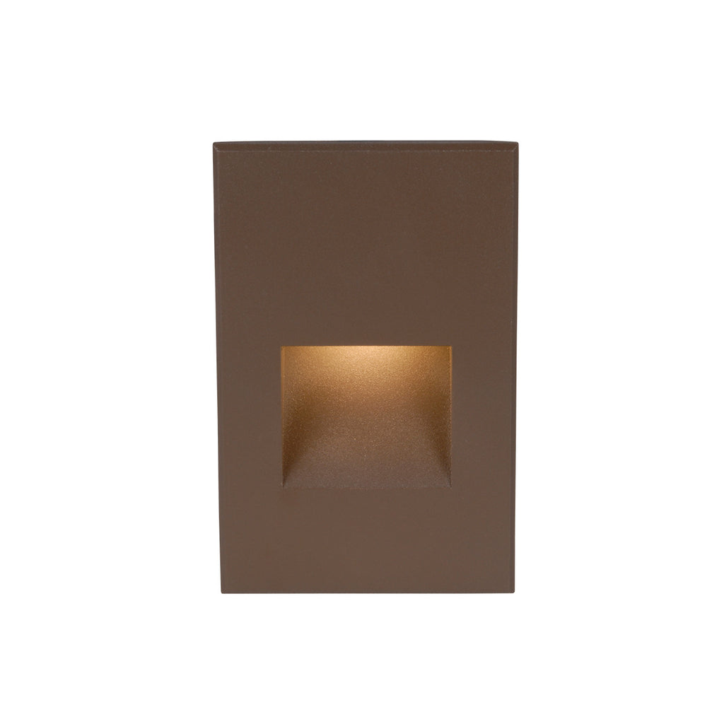 LEDme Vertical Step and Wall Light 120V Red in Bronze