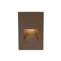 LEDme Vertical Step and Wall Light 120V Red in Bronze