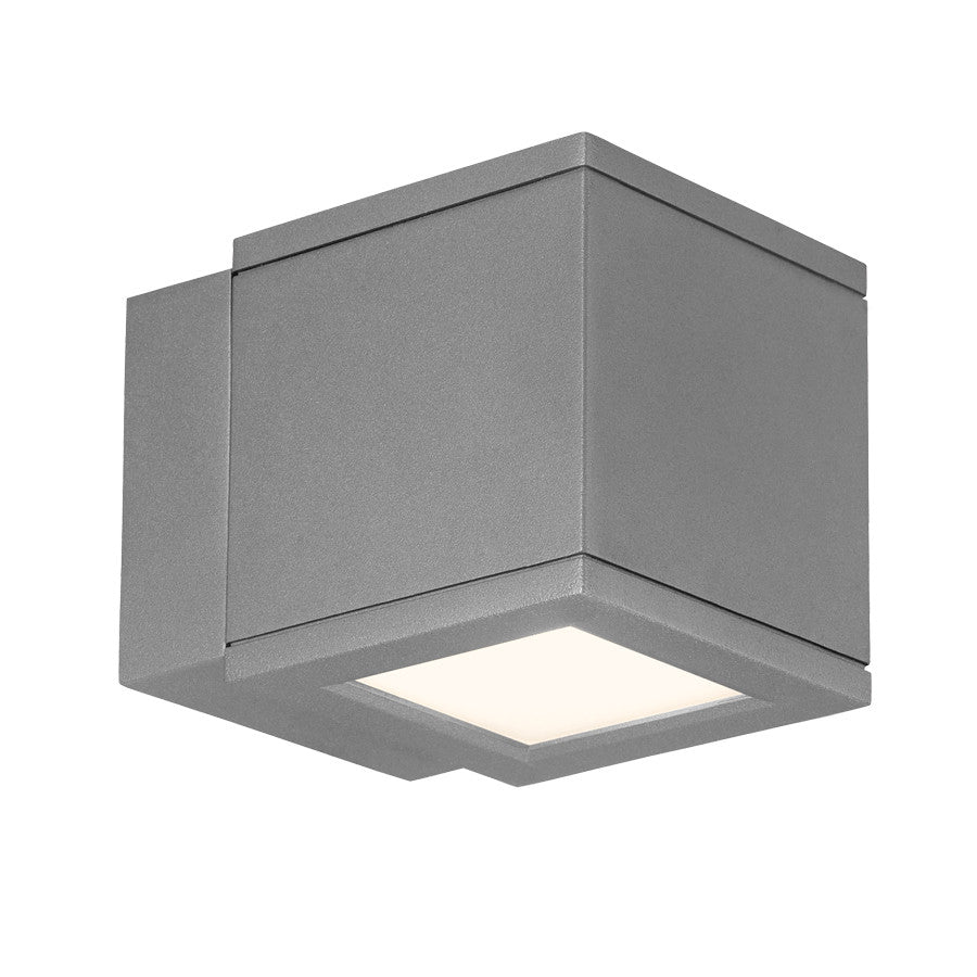 RUBIX Single LED Outdoor Wall Sconce Light 3000K in Graphite