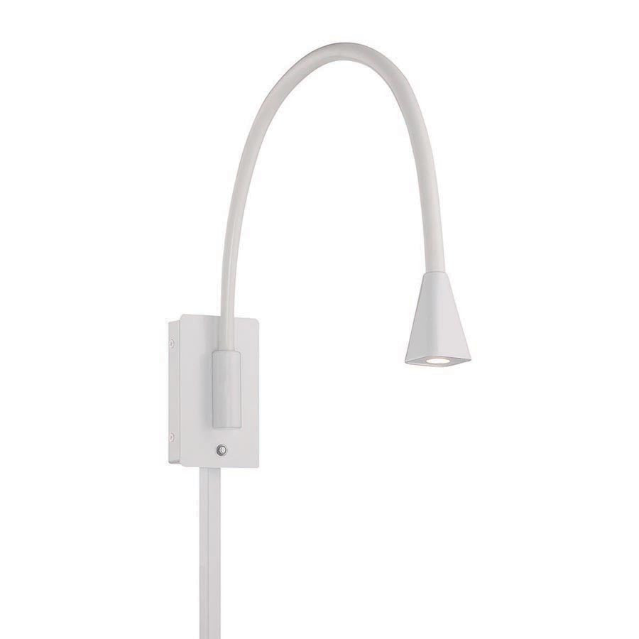 Stretch 1 Light LED Swing Arm 3000K in White