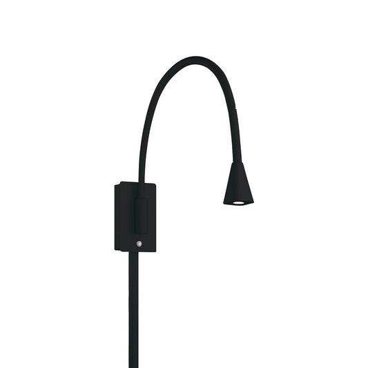 Stretch 1 Light LED Swing Arm 3000K in Black