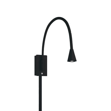 Stretch 1 Light LED Swing Arm 3000K in Black