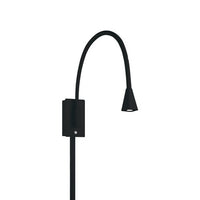 Stretch 1 Light LED Swing Arm 3000K in Black