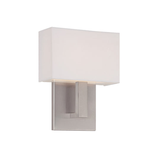 MANHATTAN 7in. LED Wall Sconce 2700K in Brushed Nickel
