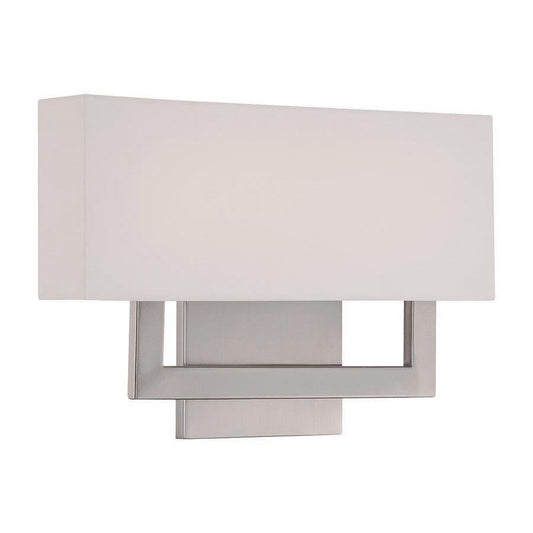 MANHATTAN 15in. LED Wall Sconce 2700K in Brushed Nickel
