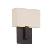 MANHATTAN 7in. LED Wall Sconce 2700K in Brushed Bronze