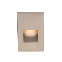 LEDme Vertical Step and Wall Light 277V Red in Brushed Nickel