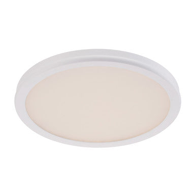 GEOS 10in. LED Flush Mount Light 3000K in White