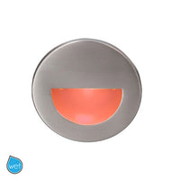 LEDme Round Red Step and Wall Light in White